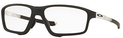 Oakley OX8080-808003 Eyeglass Frame MATTE BLACK w/Clear Demo Lens 58mm
