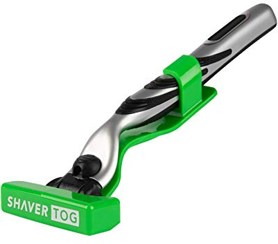 Shaver TOG one Rasierer Schutz (green) kompatibel mit Gillette MACH3/Turbo/Sensitive | kompakt, hygienisch, leicht, stabil, optimale Passform | ideal für zu Hause und auf Reisen