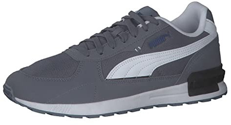 PUMA Unisex Graviton Sneaker, Gray Tile White Clyde Royal, 45 EU