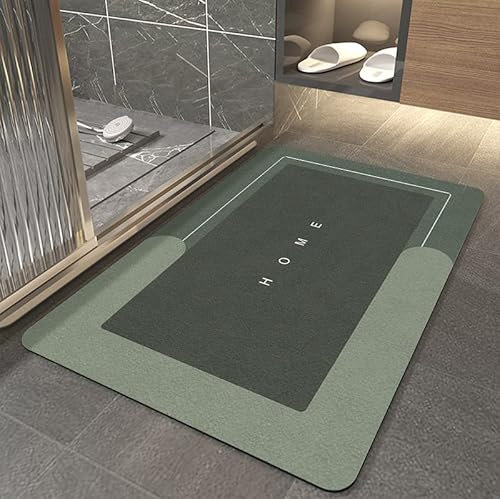 YeahBoom Super Absorbierende Bodenmatte,Schmutzabweisend Bodenmatte Für Bad,Memory-Schaum-Badematten-Set,Mikrofaser Badematte,Duschmatte rutschfest,rutschfeste Mikrofaser Badematten