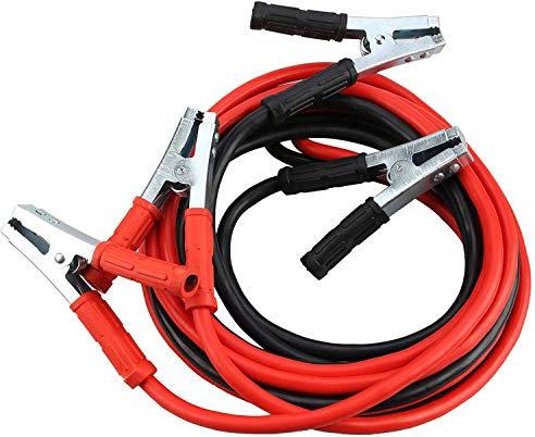 BAtlam Câbles de démarrage 2600 AMP Câbles de démarrage Robustes Câbles de démarrage Professionnels pour Batteries de Voitures, camionnettes, camions, 5 m/16,4 Pieds (4 m/13 Pieds)