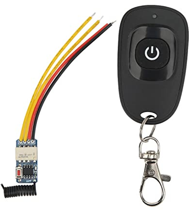 Interruttore di controllo remoto del relè di dimensioni ridotte Interruttore del relè di controllo wireless multifunzionale 433,92 Mhz con ricevitore del trasmettitore di ritardo DC3.5V‑12V