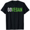 Go Vegan T-Shirt Vegetarisches Shirt T-Shirt