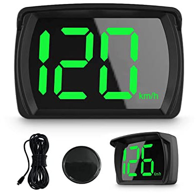 Head Up Display Auto HUD, Universell KMH & MPH Digitaler Auto Tachometer Geschwindigkeitsmesser OverSpeed Alarm Auto Head Up Display für Alle Autos, USB Plug and Play für alle Fahrzeuge, KMH