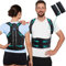 POSTURALIS Correcteur de Posture - Ceinture Dorsale/Lombaire et Redresseur de Dos pour Soulager les Douleurs au Dos et aux Épaules - Orthèse Réglable Homme/Femme avec 2 Supports d'Épaules, (L)