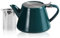 Teekanne mit Siebeinsatz, 500ML Edelstahl Feinmaschiger Infuser Teekanne Porzellan mit Herausnehmbarem Edelstahl-Teesieb, Isolierende Teekanne Keramik für längeren Teegenuss (Dunkelgrün)