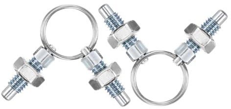 ABOOFAN 4piezas Émbolo De Resorte Con Pasador De Espiga Azul Cincado Para Gabinetes Equipos Industriales Electrodomésticos