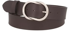 MGM Ceinture Annalena pour femme, Marron foncé (6)., 95 cm