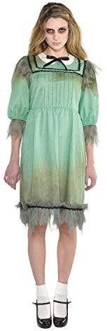 (PKT) (9904696) Adult Ladies Dreadful Darling Costume Dress (UK 8-10)