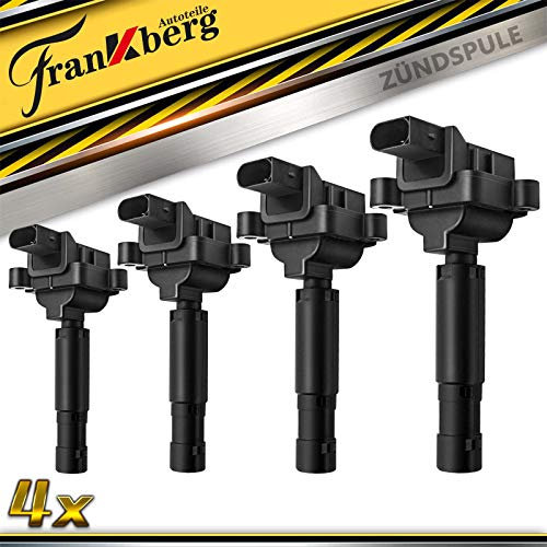 Frankberg 4x Zündspule Zündmodul Kompatibel mit C-Klasse W203 C180 C200 C230 1.8L 2002-2006 C-Klasse Coupe CL203 S203 C209 A209 W211 S211 R171 Replace# 0001501580