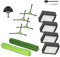 Pièces de Rechange Accessoires pour aspirateur iRobot Roomba J7 i7 i6 i3 i4 i2 i5 i8 i1+/Plus e5 e6 I E J Series Aspirateur, 1 Set de brosses Rouleau en Caoutchouc, 4 filtres, 4 pièces Brosse Eiding