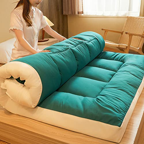 Materasso letto futon matrimoniale e singolo pieghevole e arrotolabile. Futon giapponese trapuntato salvaspazio bed Per una comoda e pratica esperienza di sonno,1.2m*2m
