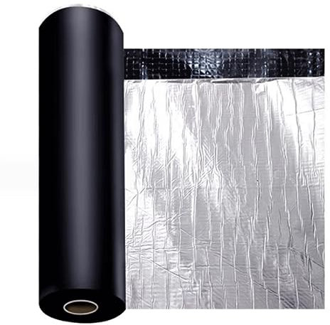 SQQEZ Tela Asfaltica Autoadhesiva, Cintas De Butilo Impermeable, Cinta De para Reparación Autoadhesiva Bituminosa, para Caravanas, Techo, Ventana, Ruptura De Tuberías, Goteras, Grietas (Size : 1x10m)