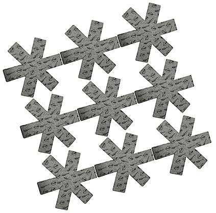 Alipis 9 Piezas Almohadilla para Mesa sartenes Protector sartén Mesa - Estera separadores ollas y sartenes ollas Tela no Tejida