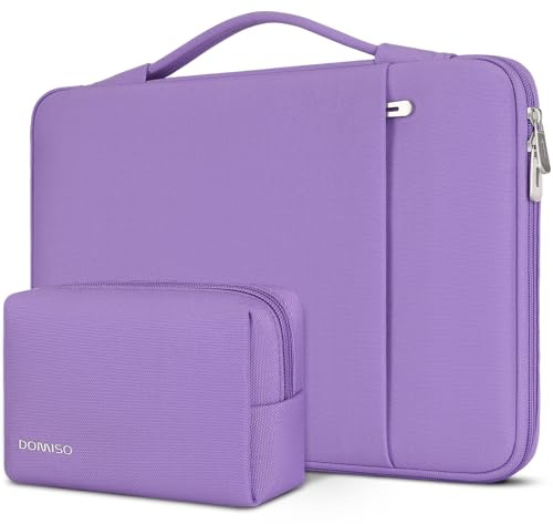 DOMISO Custodia PC 16 pollici,Custodia Computer Portatile Porta Cover PC 16 pollici,Borsa Custodia per Lenovo Thinkbook HP Dell Acer ASUS Samsung Notebook,Laptop Case Sleeve,Kit Accessori,Viola