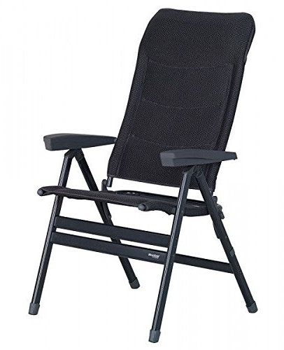 Westfield 2 x 2OO Kilo -BELASTBARER KLAPPSESSEL - XXL - MIT LENDENWIRBEL Senso STÜTZE - WF - KLAPPSTUHL - BREITE SITZFLÄCHE - 6,6 - Kilo leicht - ANTHRAZIT - VERTRIEB - Holly Sunshade -