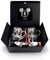 Egan, Porzellan, Set 2 Mug Stapelbar Mickey mit 2 Tischset, WMSET/22, Rot