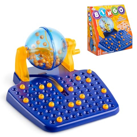 Toyrific | Complete Classic Bingo Game Set, Traditional Family Game, Educational 72 Cards and 90 Numbered Balls for Children and Adults