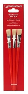 Rothenberger Plumbers Flux and Paste Brushes (Pack 3) 80004