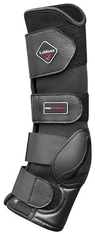 Lemieux Turnout Pferdegamaschen – Schutzausrüstung und Trainingsausrüstung – Pferdestiefel, Bandagen und Zubehör (Schwarz, Größe XL)