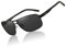 DUCO Sonnenbrille Polarisierte Herren Pilotenbrille Metallrahme Retro Ultraleichte Doppelsteg Sonnenbrille UV400-Schutz Sonnenbrille G002