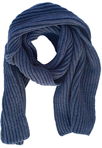 FosterNatur, dam/herr halsduk tjock ribba, 100 % ull, Kosmos, ca. 30 X 170 cm