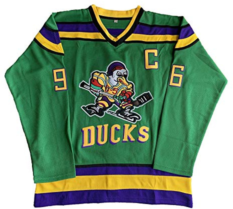 Charlie Conway #96 - Maglia da hockey su ghiaccio, taglia S-XXXL, 96# Verde, 3XL