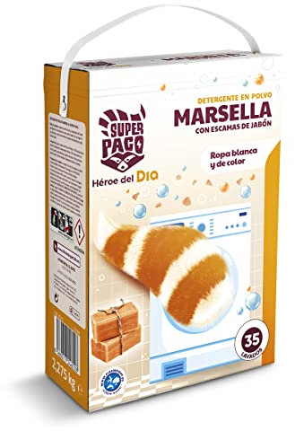 DIA SUPER PACO detergente máquina polvo marsella maleta 35 cacitos