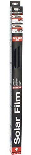 S SUMEX Lamina Solar para Ventanilla Coche Homologada Adhesiva para Tintar Cristal Vinilo para Ventanas 95% Opacidad, Medida 76 x 300 cm Color Negro