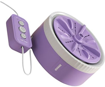 lmoikesz Mini lavadora práctica con protección de apagado automático, minilavadora portátil, fuente de alimentación Usb, púrpura