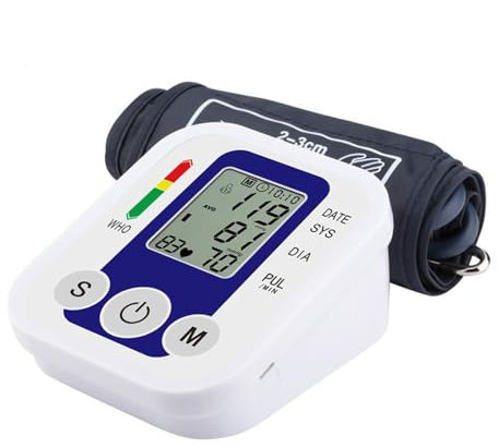 Large Cuff Blood Pressure Monitor for Adults – Clinically Accurate Upper Arm Digital Machine with Arrhythmia Detection, Voice Broadcast & 198 Memory Storage – Home Use