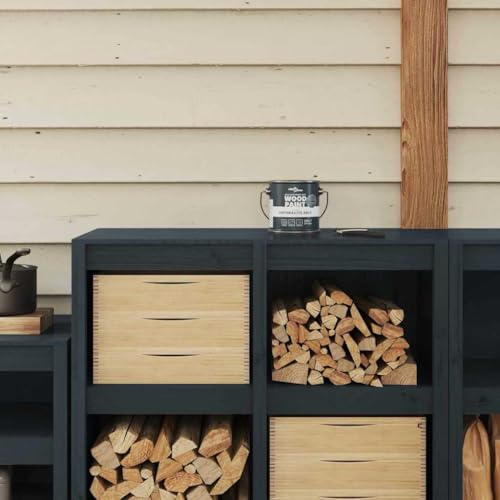 Genérico Pintura para Madera Gris Hierro 16.5 x 16.5 x 15.9 cm,Bricolaje,Consumibles para construcción,Consumibles para Pintura,Pinturas,Gris Oscuro,3.3 KG,4008539