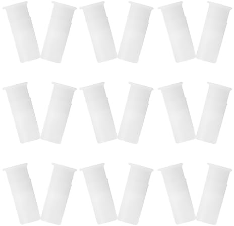 GLEAVI 100 Inserti Emittenti Suono per Giocattoli in Plastica Bianco Facili da Trasportare per Giocattoli Morbidi