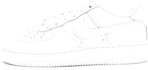 Nike Air Force 1 Le (GS) Scarpe per Il Tempo Libero per Bambini White/White 40