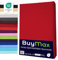Buymax® Spannbettlaken 180x200cm Baumwolle 100% Spannbetttuch Bettlaken Jersey, Matratzenhöhe bis 25 cm, Farbe Rot