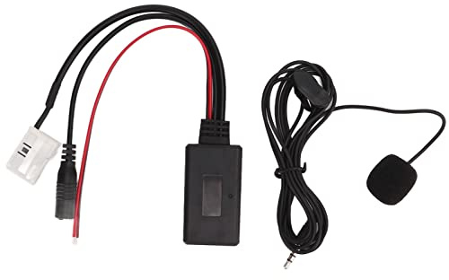 Adaptador de Audio Bluetooth 5,0 para Coche, Cable Auxiliar con Reemplazo de Micrófono para W169 W245 W203 W209 Bluebooth para Coches, Kit Bluetooth para Coche