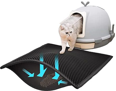 Fowybe Alfombrilla para Arena para Gatos,Arena para Gatos para Caja Arena para Gatos - Alfombrillas para Arena para Gatos, Alfombrillas para Mascotas para Suelo, Alfombra para Arena
