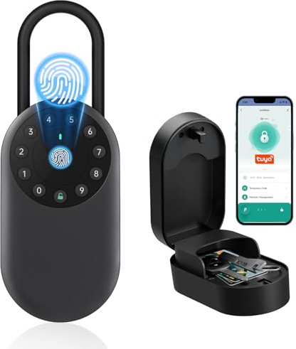 SEPOX® Smart Key Lockbox fingeravtryck upplåsning Bluetooth-app