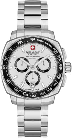 Swiss Military Hanowa SMWGI0006801 Speedwell - Reloj para Hombre, Acero Inoxidable, Fabricado en Suiza, 10 ATM