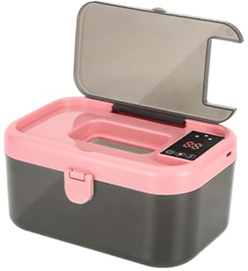 Scaldasalviette USB Portatile - Scaldasalviette Neonato con Luci LED｜Dispenser Salviette Umide Riscaldamento Rapido 5V, per Viaggi Auto Campeggio Ufficio, Design Compatto Ricaricabile