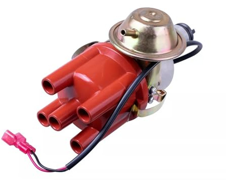 Distributore di accensione con tappo e rotore 0231170034 adatto per Maggiolino 1961-1979 Camper T2 BAY 1968-1979 Distributore accensione Distributore Elettronico