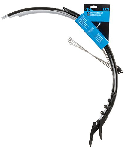 M-Wave Unisex – Erwachsene Ms28 Schutzblech Set Schwarz-28 29 - Breite 56 Mm, Schwarz, 28 /29 Breite 56 Mm EU