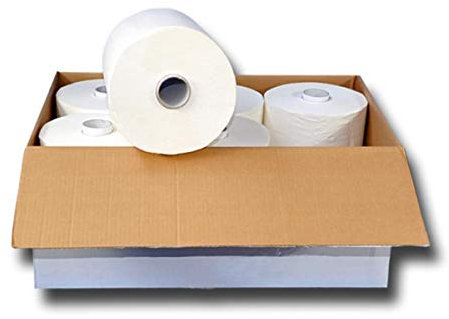 Papierhandtücher für Spender, 2-lagige Handtuchrollen, 24x19 cm, hochweiß, super soft, Großpackung