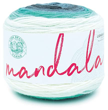 Lion Brand Yarn Company Mandala Yarn, Acrylic, Assorted color, 13.97 x 13.97 x 10.16 cm