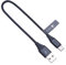 Typ C Kabel Schnelles Aufladen Android Kurz Nylon Geflochten Ladegerät Kompatibel mit Sony Xperia L1, L2, X Compact, XA1, XA1 Plus, XA1 Ultra, XA2, XA2 Plus, XA2 Ultra, XZ, Premium XZ1 USB C (0.25m)