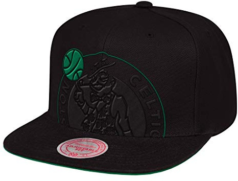 Mitchell & Ness Snapback Cap Cropped XL Boston Celtics Black
