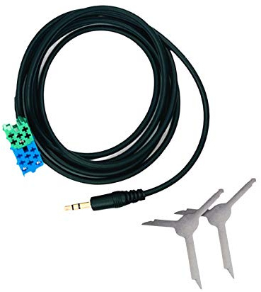 1neiSmartech Cavo Funzione Aux In, Adattatore Con Jack Maschio + kit Estrazione Per Impianto Stereo Auto Fiat Bravo Dal 2007 Modello Autoradio Visteon Per Ingresso Audio Mp3 Smartphone