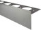 Fuchs Design Terrassenprofil V2A Edelstahl 250 cm Länge 75/13 mm Höhe Silber - Terrassenblende Terrassenleiste Kantenabdeckung für die Terrasse