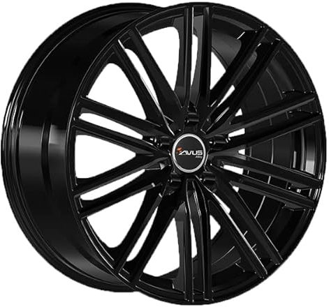 AVUS AC-M08 - Llanta de aluminio (10 x 21, 5 x 130 mm, ET 50.0), color negro