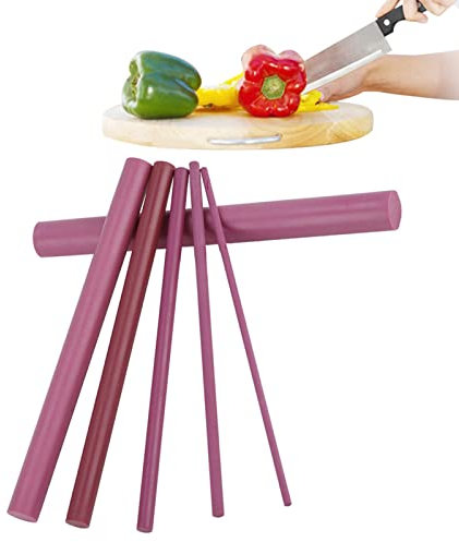 Schleifstein-Set, Zylindrischer Schleifstein-Schärfer, 6-teiliges Schleifstein-Set 3000#, Kleines Feinpolier-Schleifwerkzeug Zum Schärfen von Meißelmessern